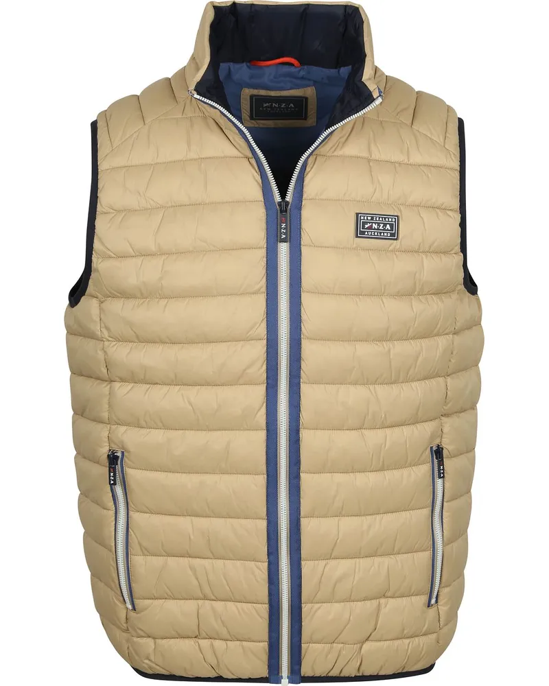 New Zealand Auckland NZA) Bodywarmer Puffer Beige Beige
