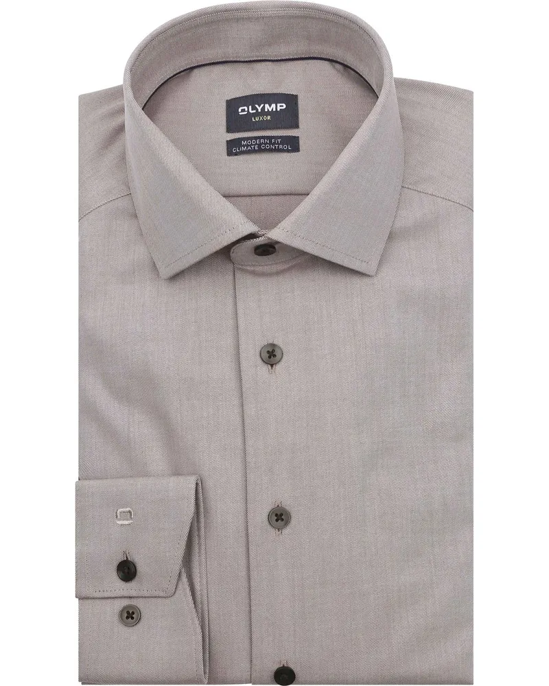 Olymp Luxor 24/Seven Hemd Camel Braun