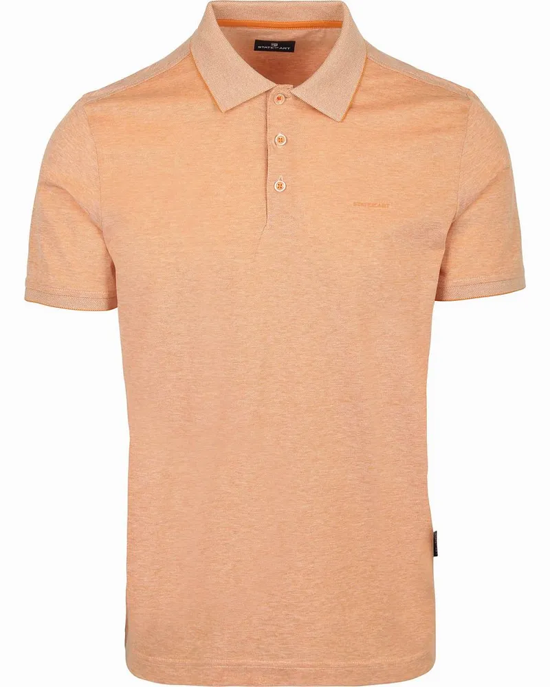 State of Art Polo Shirt Orange Orange
