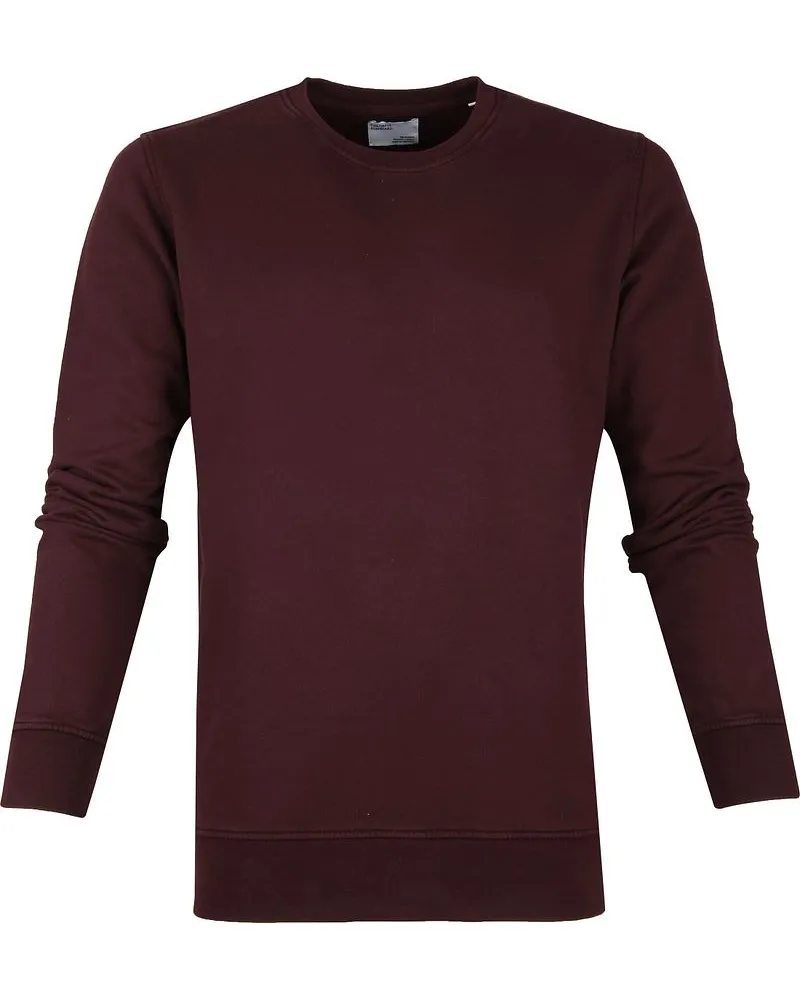 COLORFUL STANDARD Sweater Organic Burgunder Bordeaux