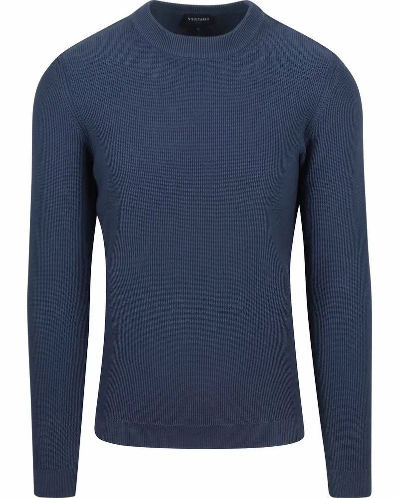 Suitable Respect Pullover Mamase Mid Blau Dunkelblau