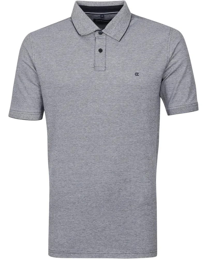CasaModa Poloshirt Stretch Melange Dunkelblau Dunkelblau