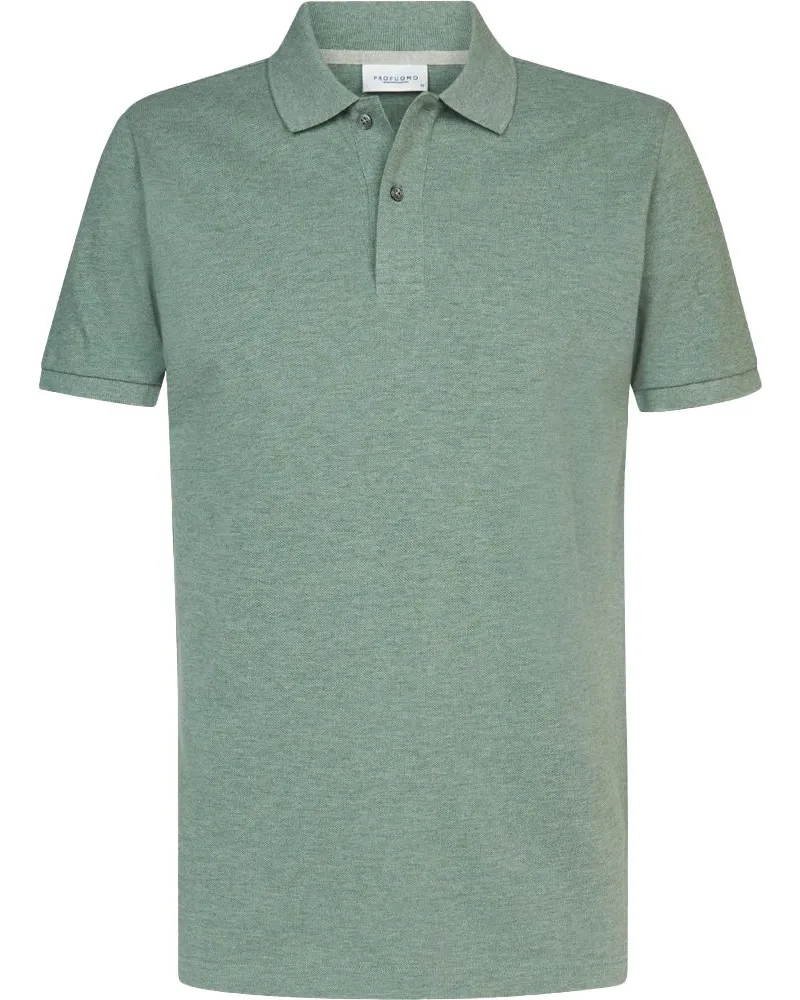 Profuomo Piqué Poloshirt Grün Grün