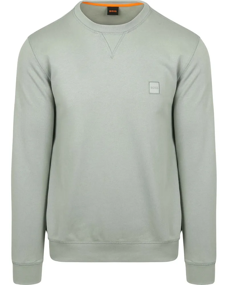 HUGO BOSS Sweater Westart Hellgrün Grün