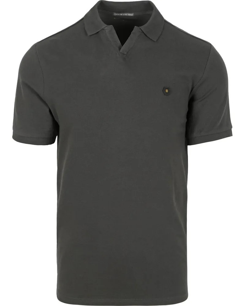 No Excess Poloshirt Riva Solid Anthrazit Anthrazit