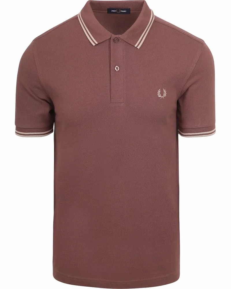 Fred Perry Polo Twin Tipped M3600 Braun Z60 Braun
