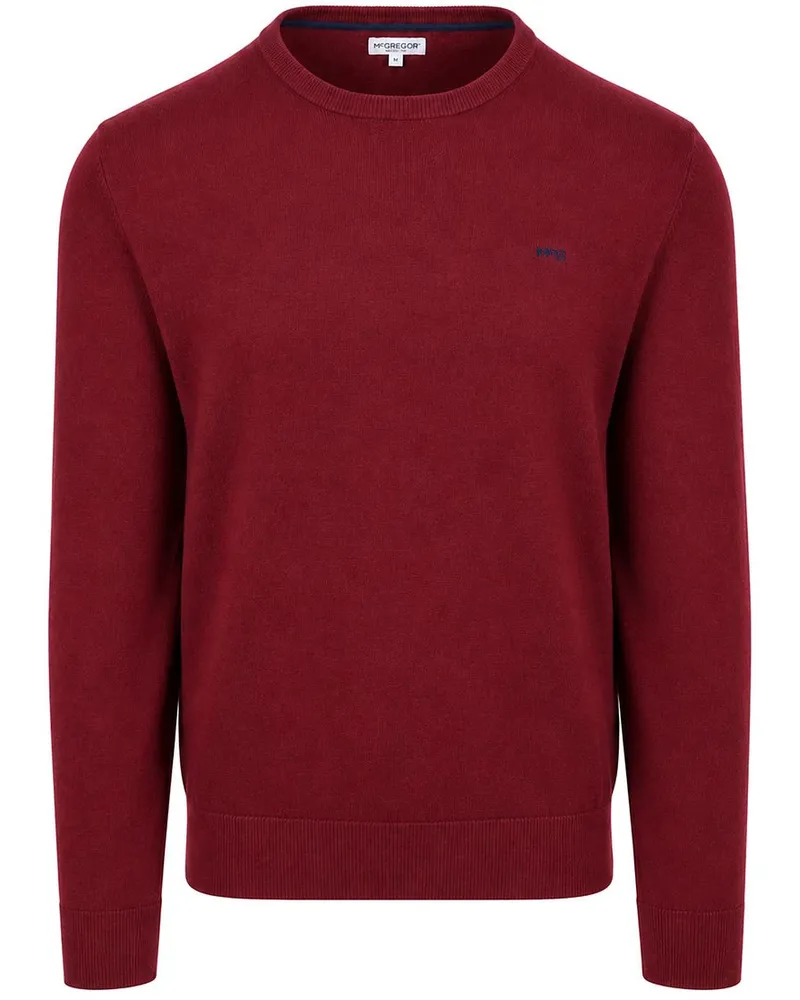 McGregor Pullover Cotton Cashmere Burgunderrot Rot