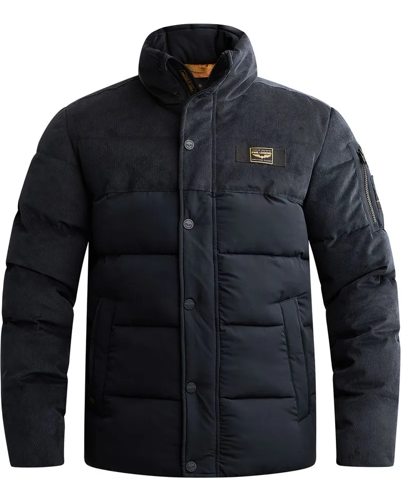 PME Legend Jacke Gobbler Corduroy Salute Dunkelblau