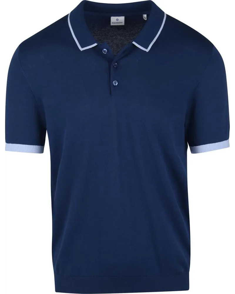 Blue Industry Polo Indigo Dunkelblau Blau