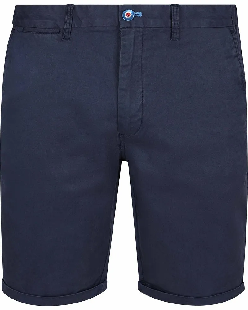 New Zealand Auckland NZA) Shorts Twill Stretch Lake Navy Blau