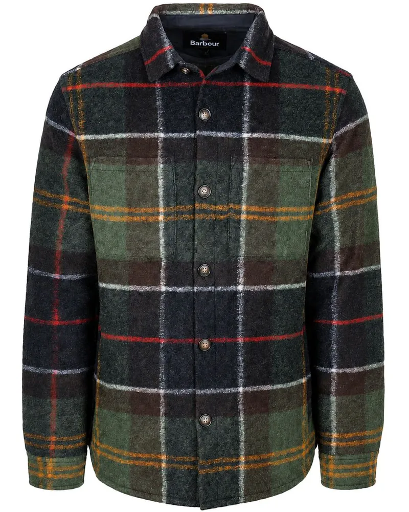 Barbour Hemdjacke Woodlane Classic Tartan Dunkelgrün