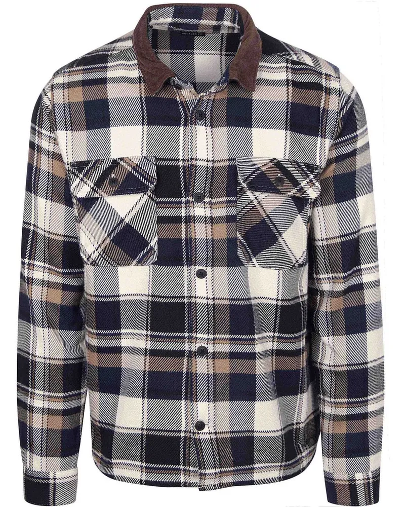 Barbour Hemdjacke Karomuster Grasmoor Navy Multicolour