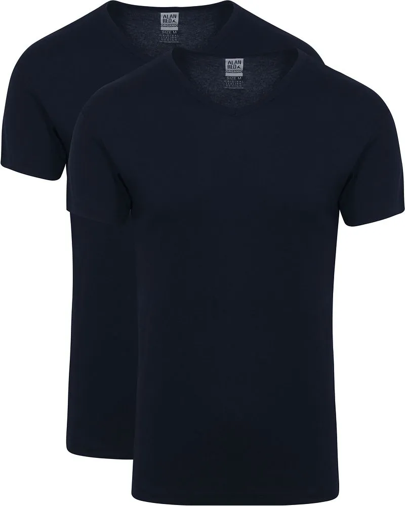 Alan Red Vancouver T-Shirt Navy 2er-Pack Dunkelblau