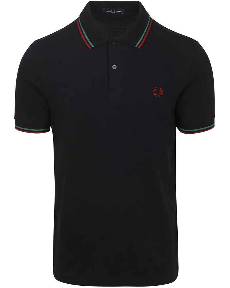 Fred Perry Polo Twin Tipped M3600 Navy Z58 Dunkelblau