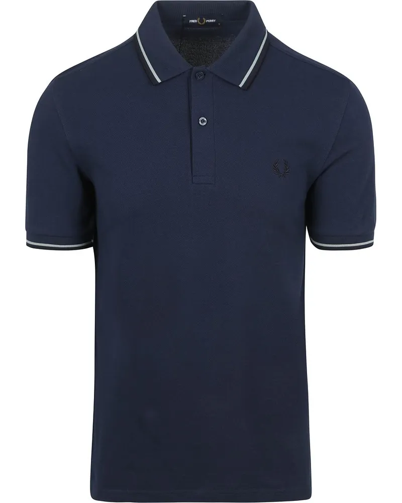 Fred Perry Polo Twin Tipped M3600 Navy Z58 Dunkelblau