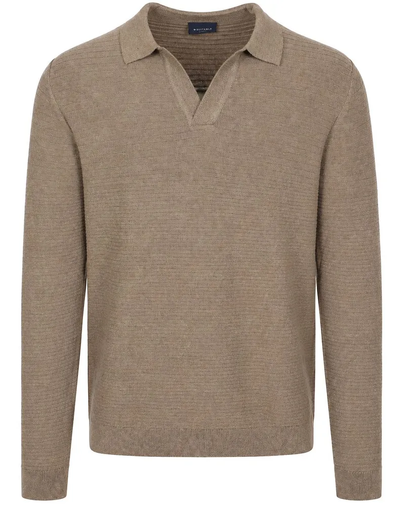 Suitable Pullover Riva Needle Beige Beige