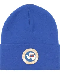 Napapijri Mountain Beanie Mütze Blau Blau