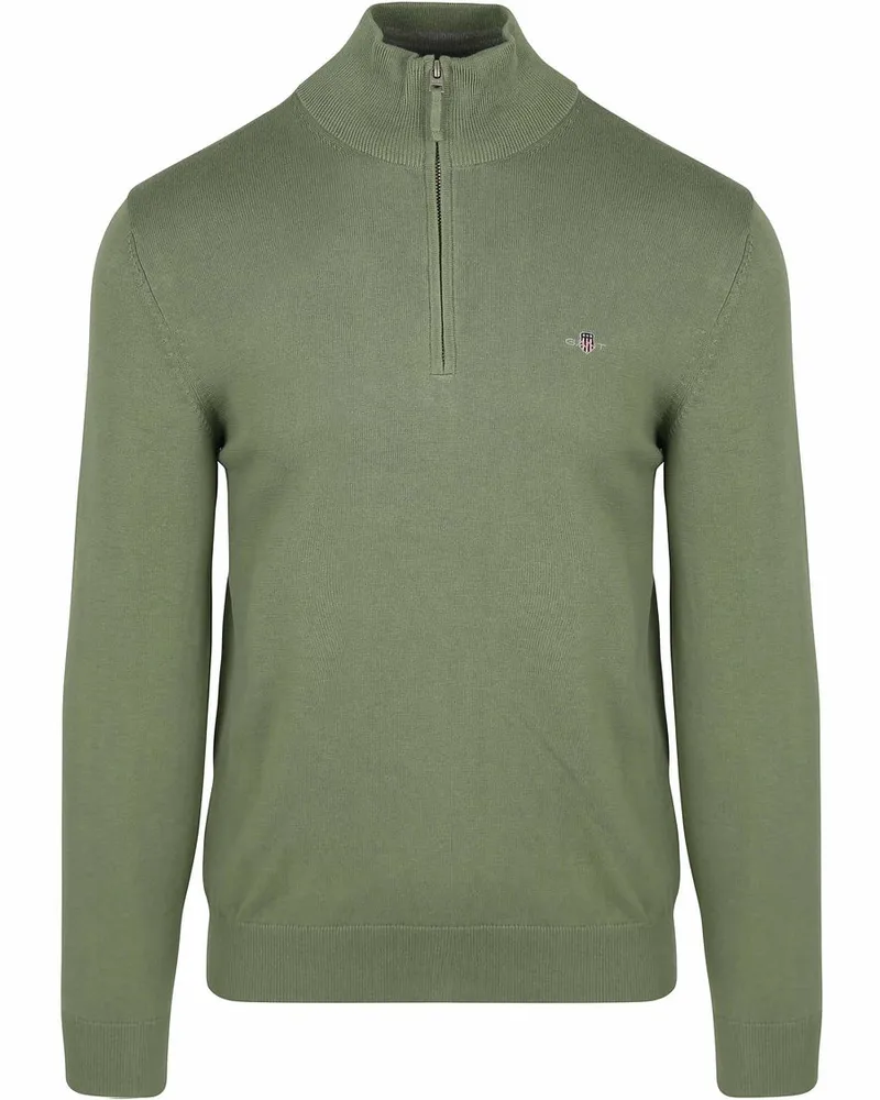 Gant Half Zip Pullover Grün Grün