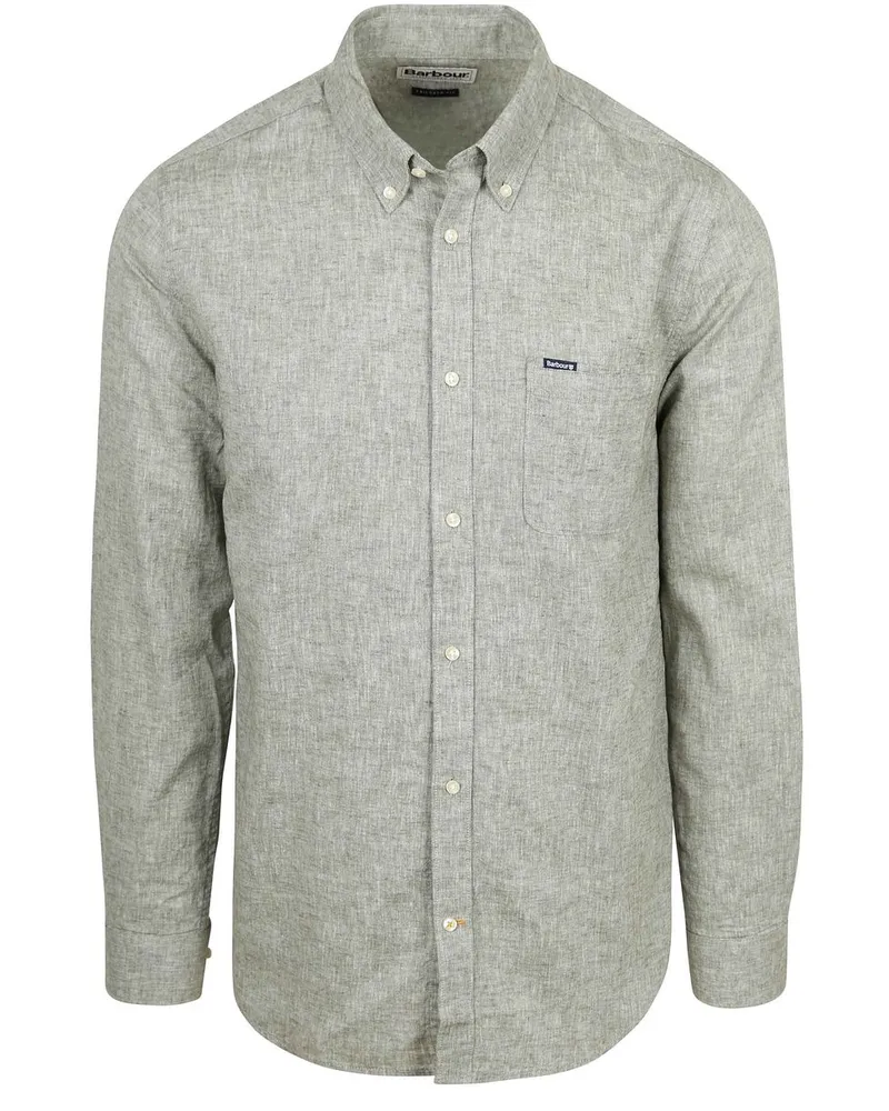 Barbour Hemd Nelson Tailored Grün Grün