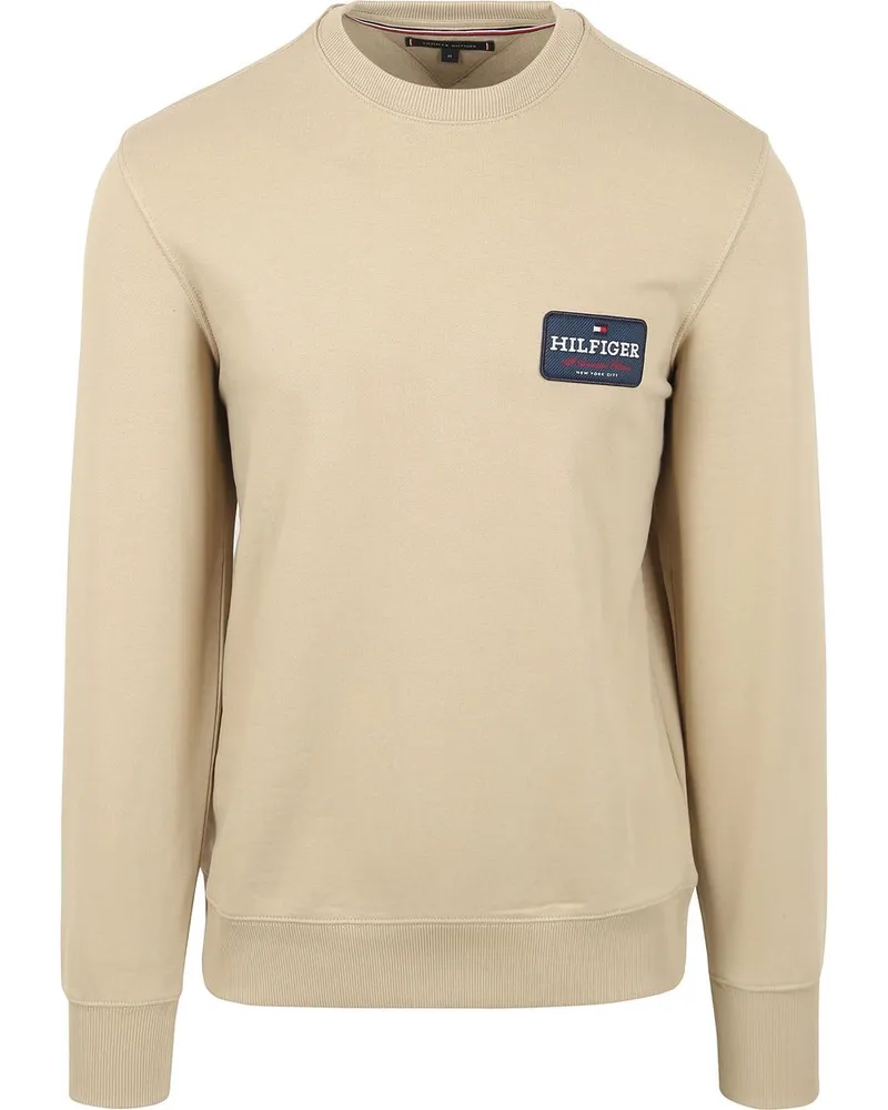 Tommy Hilfiger Sweater Roundel Logo Beige Beige