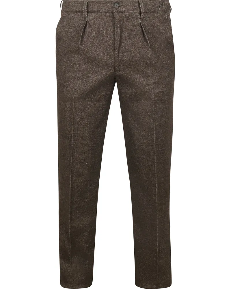 Profuomo Chino Flanell Braun Braun