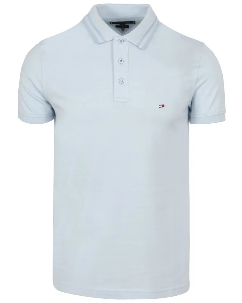 Tommy Hilfiger Pretwist Polo Hellblau Melange Hellblau