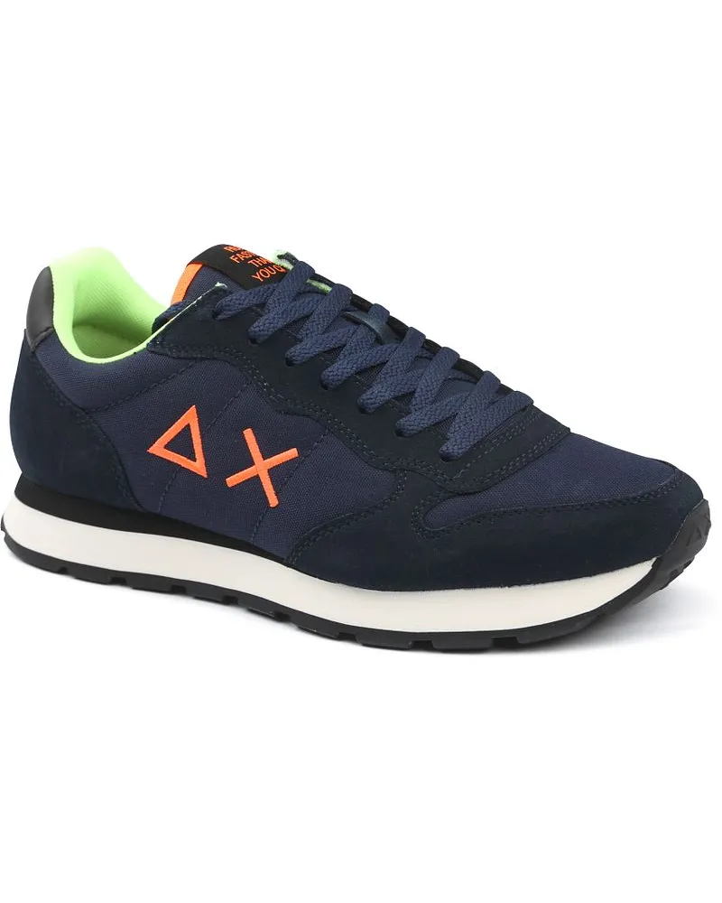 Sun68 Sneaker Tom Fluo Navy Blue Dunkelblau