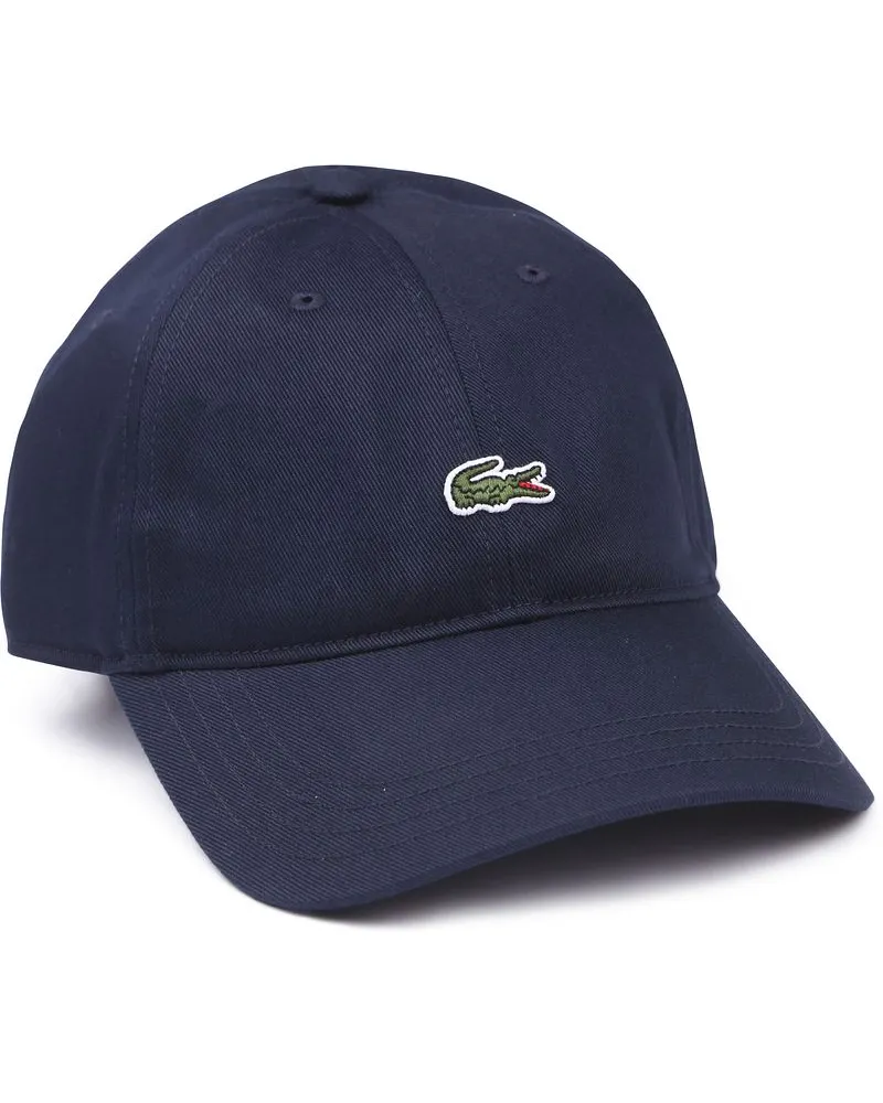 Lacoste Kappe Logo Marine Blau