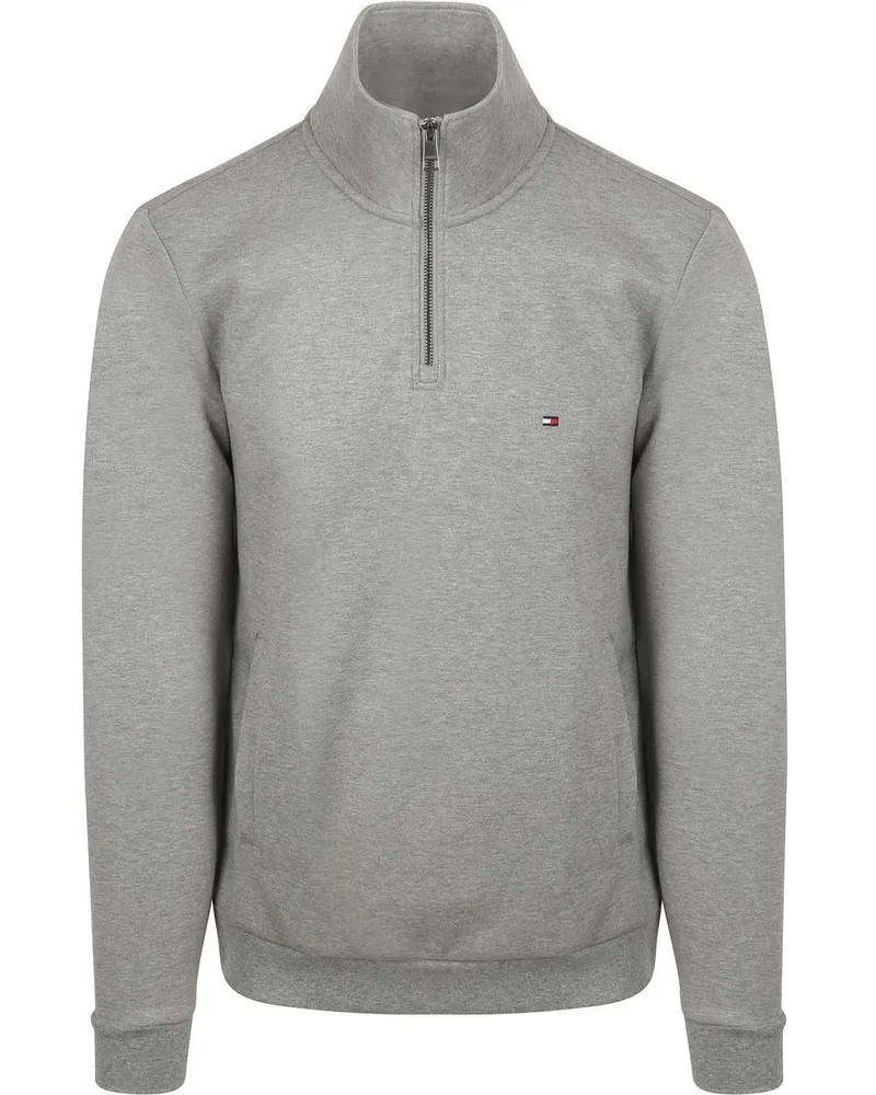 Tommy Hilfiger Half Zip Pullover Intechno Grau Grau