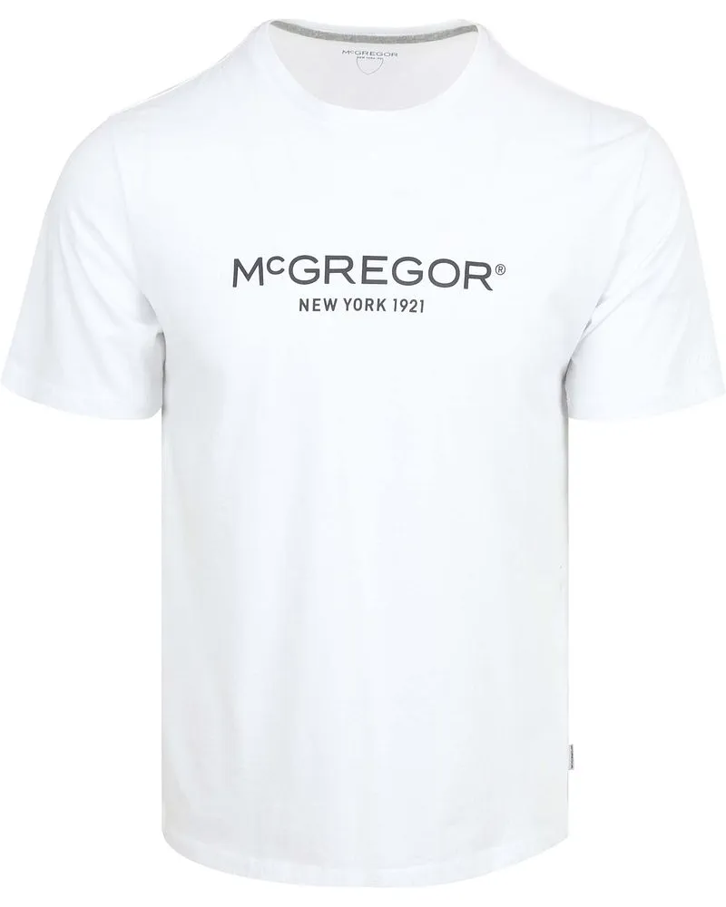 McGregor Essential T-Shirt Logo Weiß Weiß