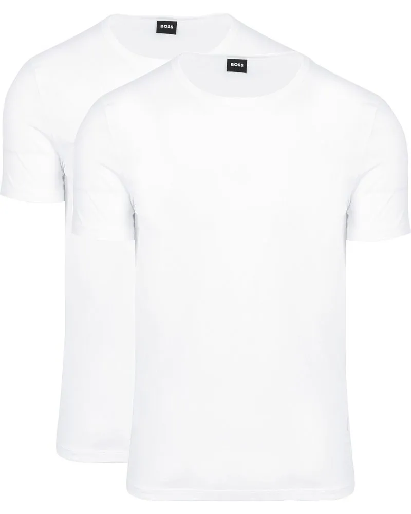 HUGO BOSS T-Shirt Modern 2-Pack Weiss Weiß