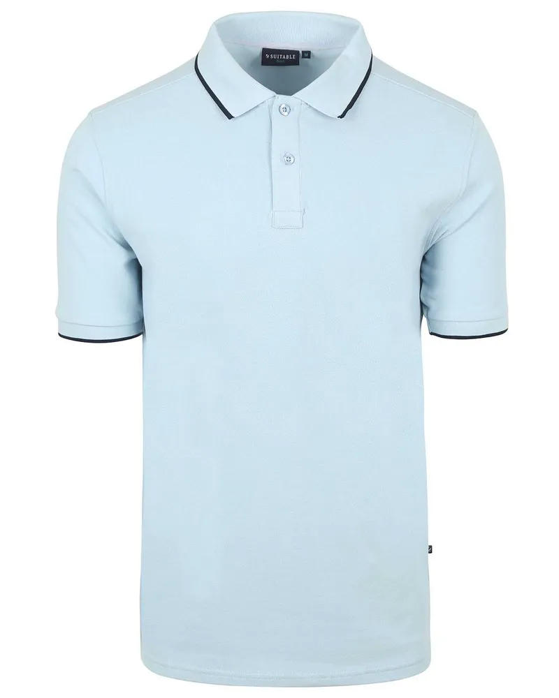 Suitable Respect Poloshirt Tip Ferry Hellblau Hellblau