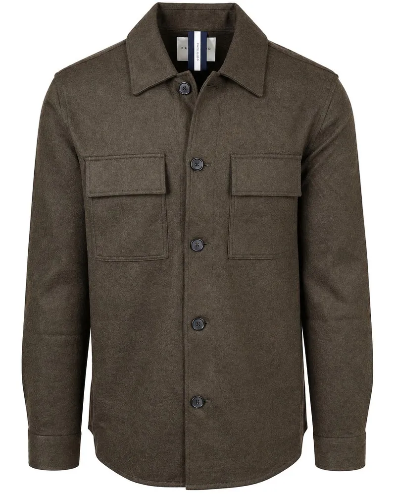 Profuomo Overshirt Peached Brown Braun