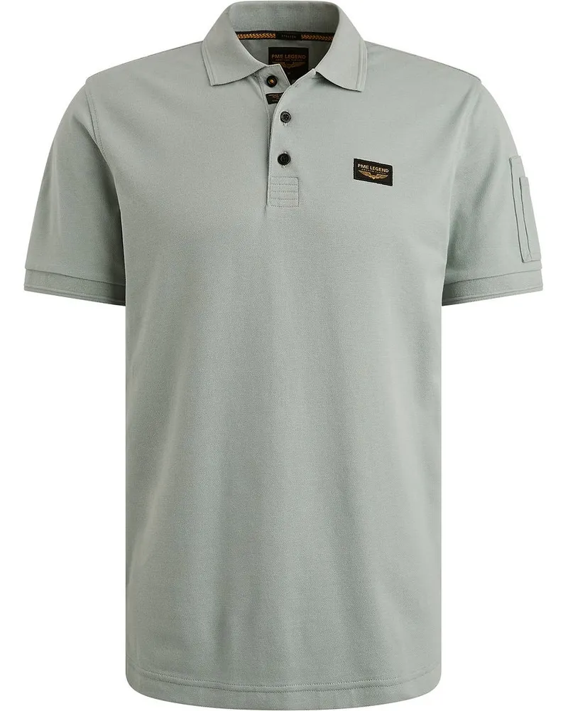 PME Legend American Classic Poloshirt Silver Blue Hellblau
