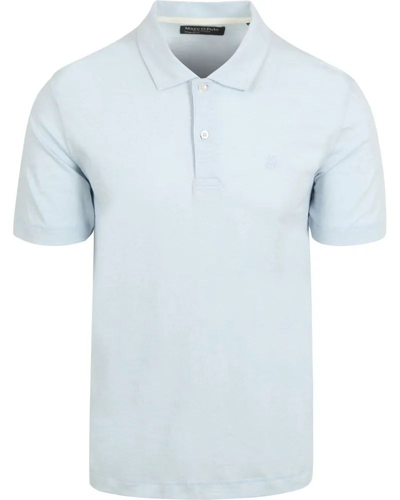Marc O'Polo Poloshirt Slubs Starlight Blau Hellblau