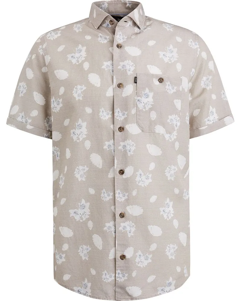 Vanguard Short Sleeve Hemd Leinen Beige Beige