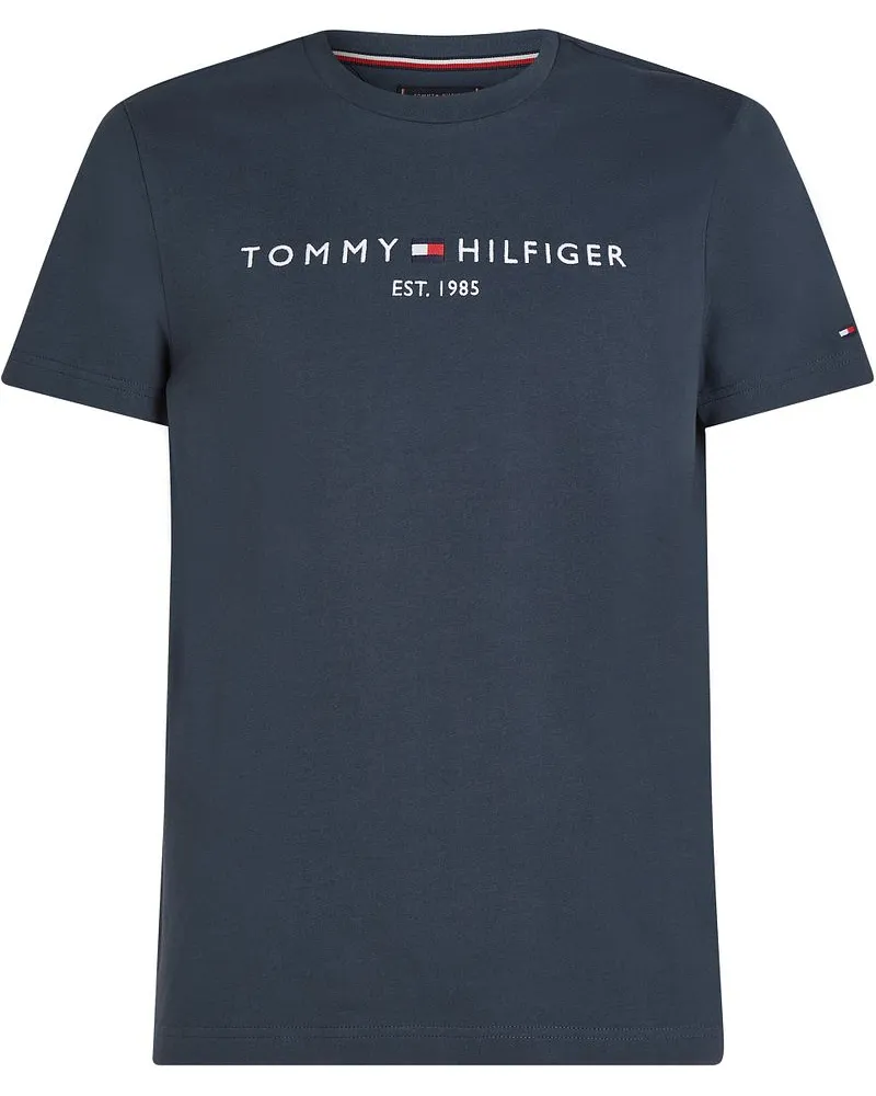 Tommy Hilfiger T-shirt Logo Military Denim Dunkelblau