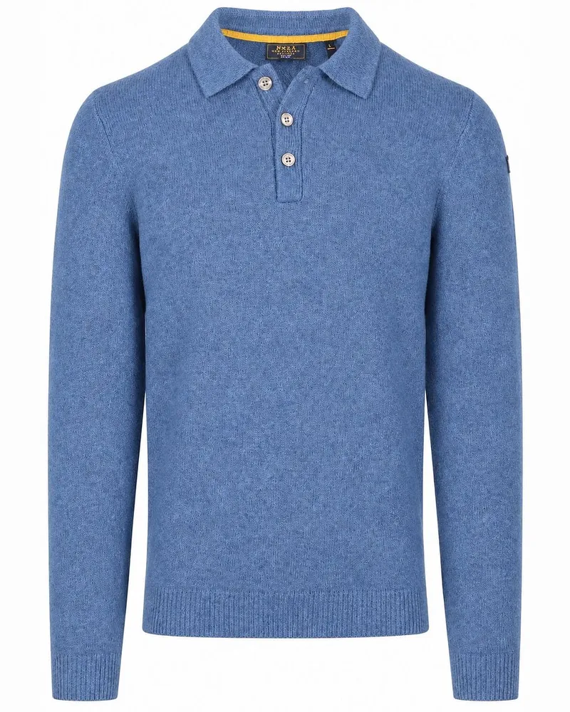 New Zealand Auckland NZA) Pullover Dobson Wollmischung Blau Blau