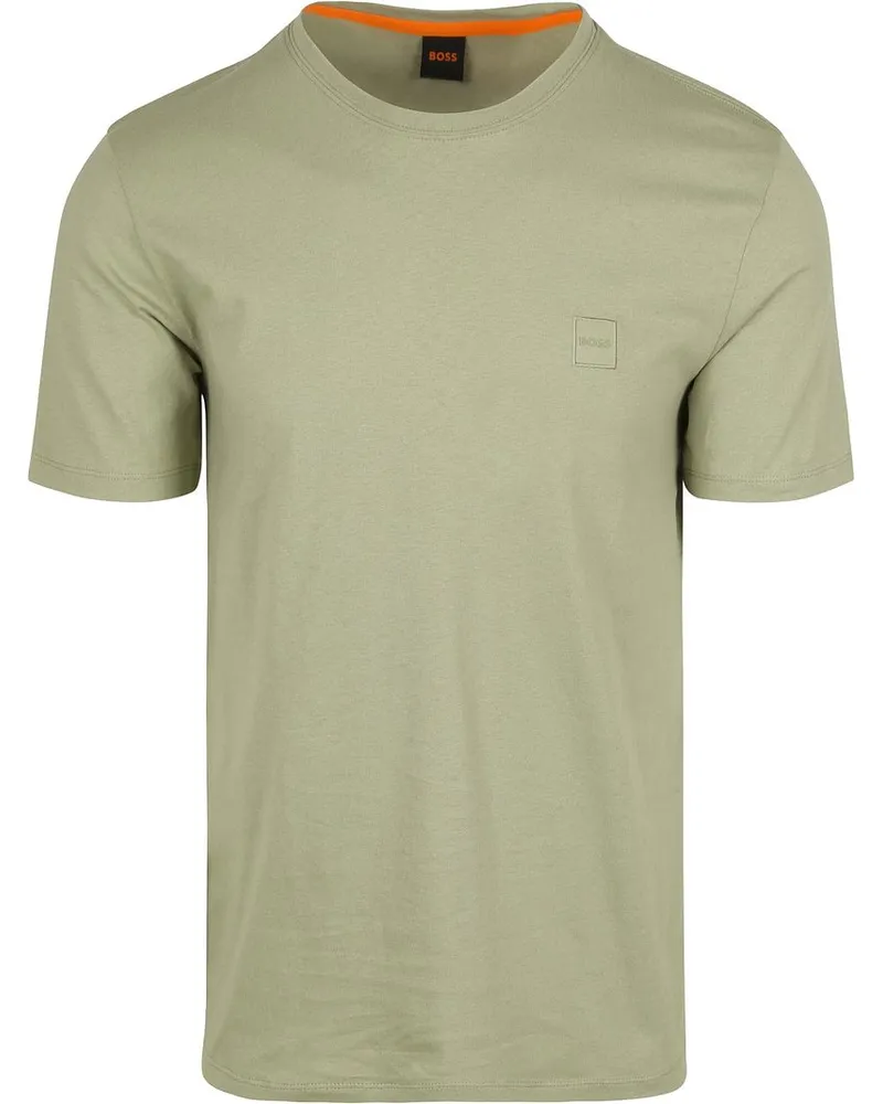 HUGO BOSS T-shirt Tales Open Grün Grün
