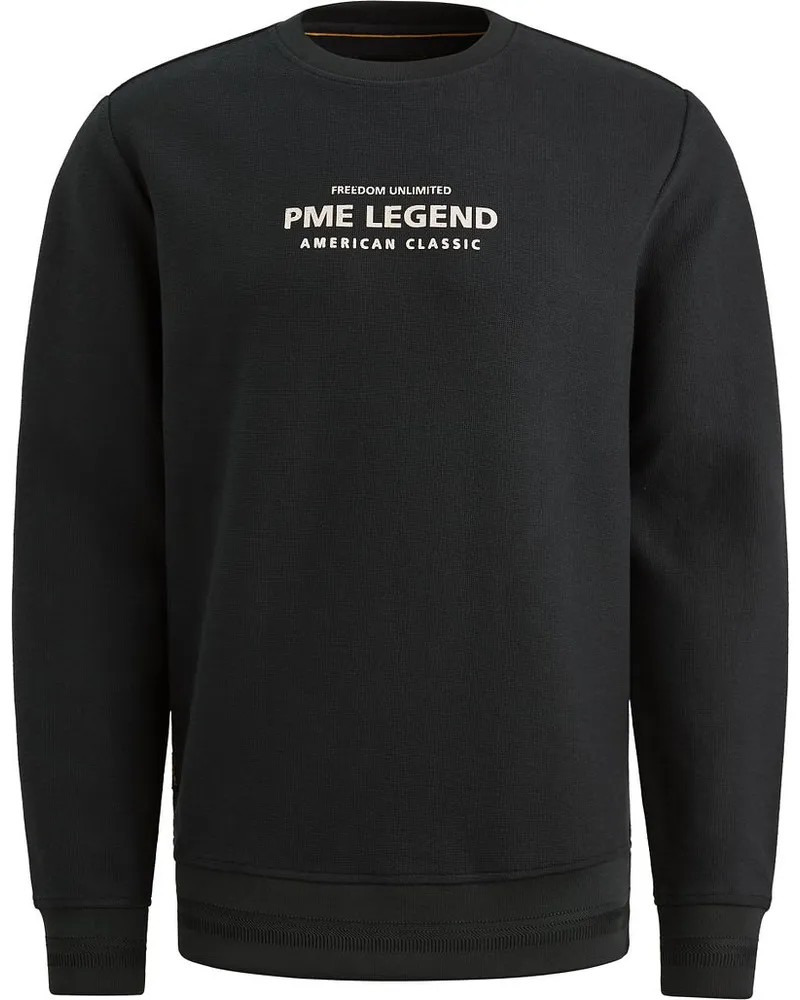 PME Legend Sweater Logo Navy Dunkelblau