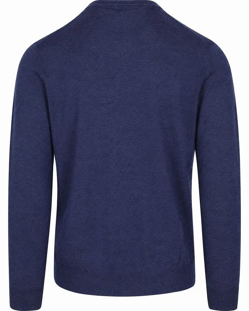Profuomo Pullover Merinowolle Navy Dunkelblau