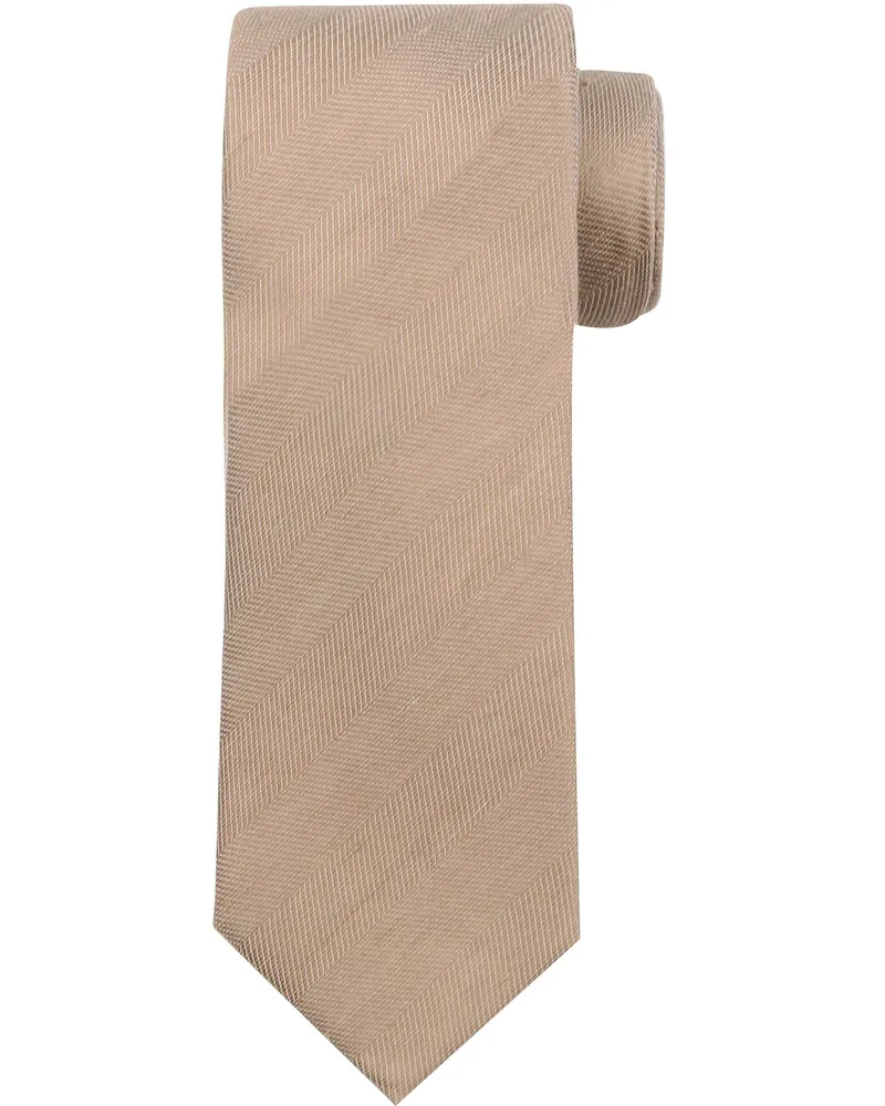 Suitable Leinen Seide Krawatte Beige Beige