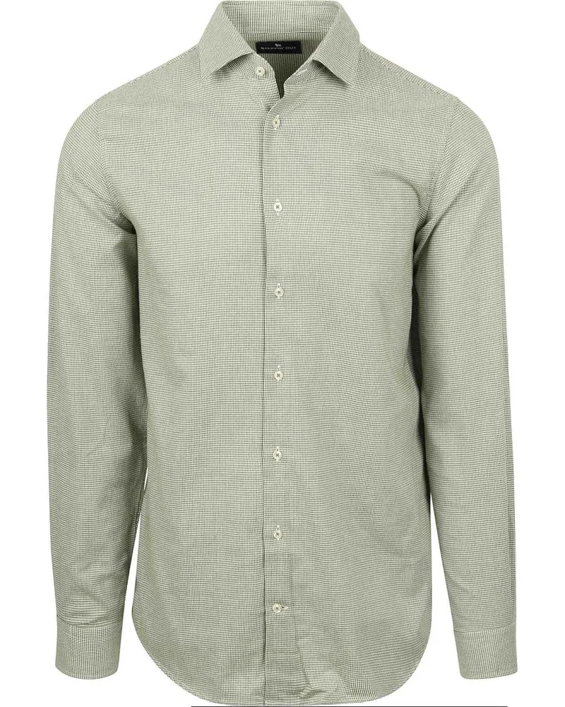 Suitable Hemd Flanel Pepita Grün Grün