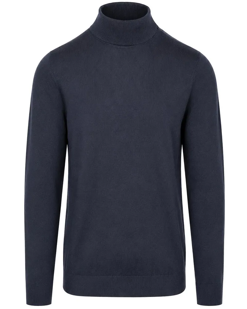 Suitable Compact Cotton Pullover Turtle Navy Dunkelblau