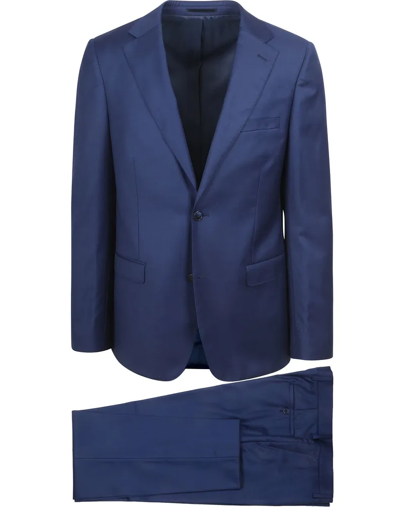 Suitable Suit Wool Royal Blau Dunkelblau