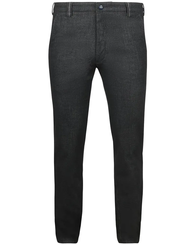 Meyer Hosen Chino Bonn Melange Navy Dunkelblau