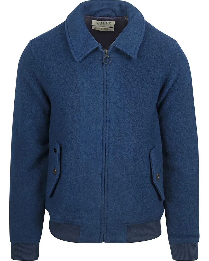 Scotch&Soda Bomberjack Wool Blend Royal Blau Dunkelblau