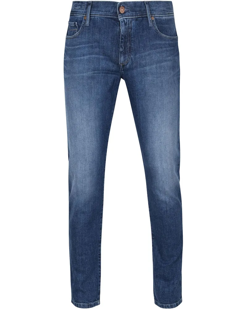 Alberto Slim Organic Denim Dark Blue Blau