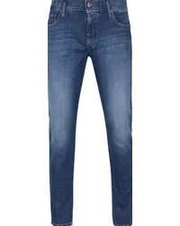 Alberto Slim Organic Denim Dark Blue Blau