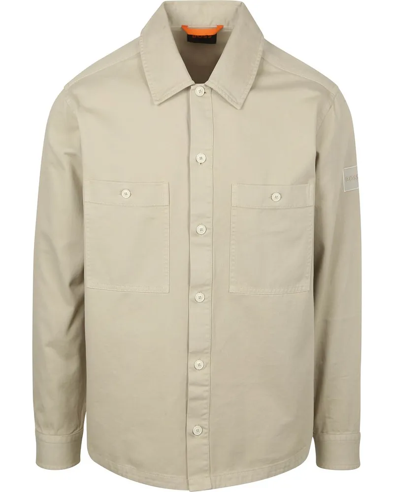 HUGO BOSS Überhemd Locky Hellbeige Beige